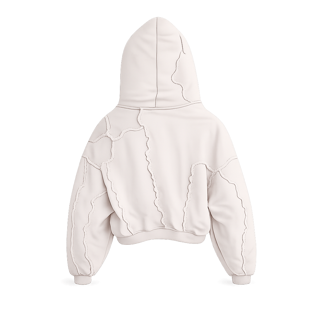 Distressed Patchwork Hoodie