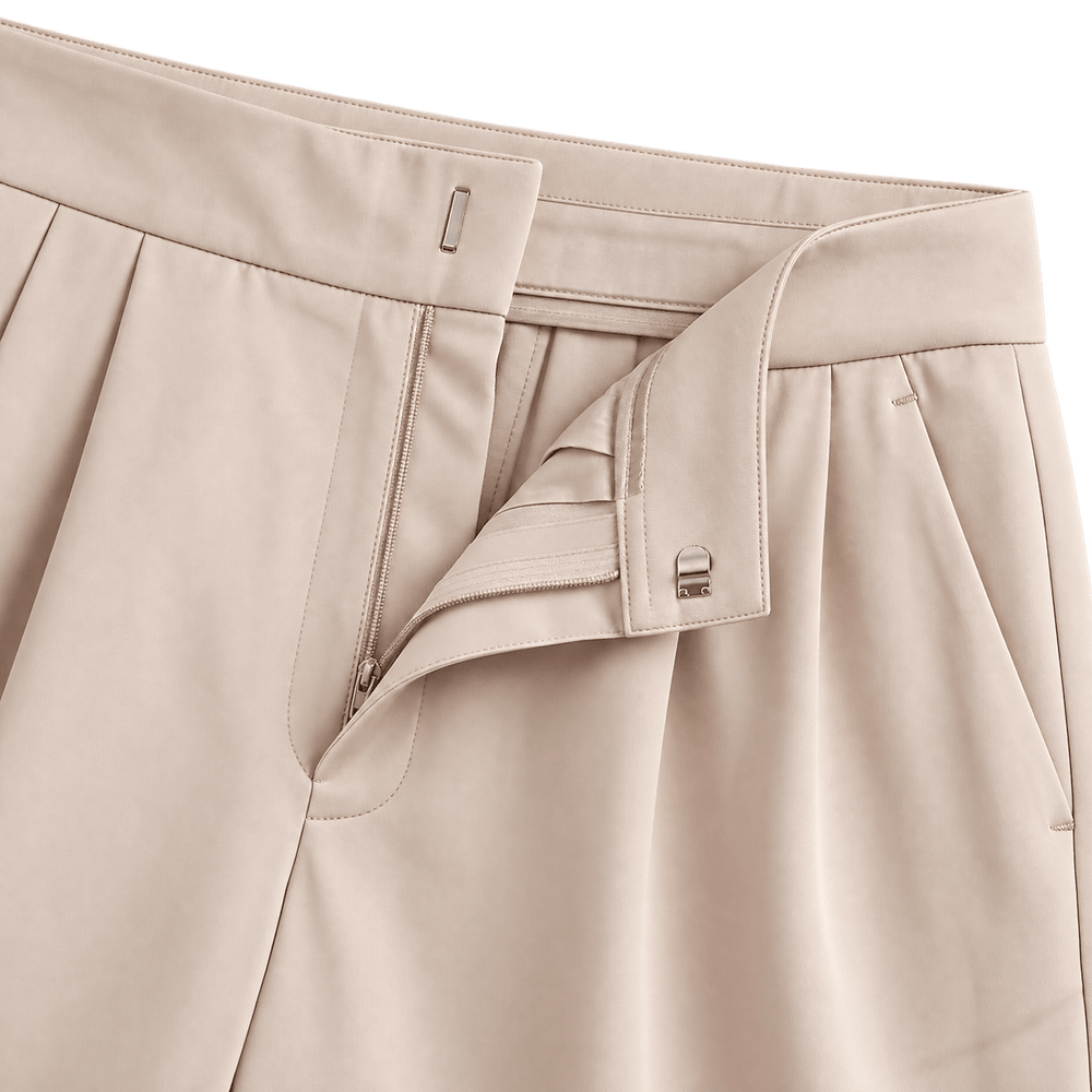 Tailored Pleat Shorts
