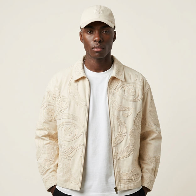 Vision Embroidered Canvas Jacket