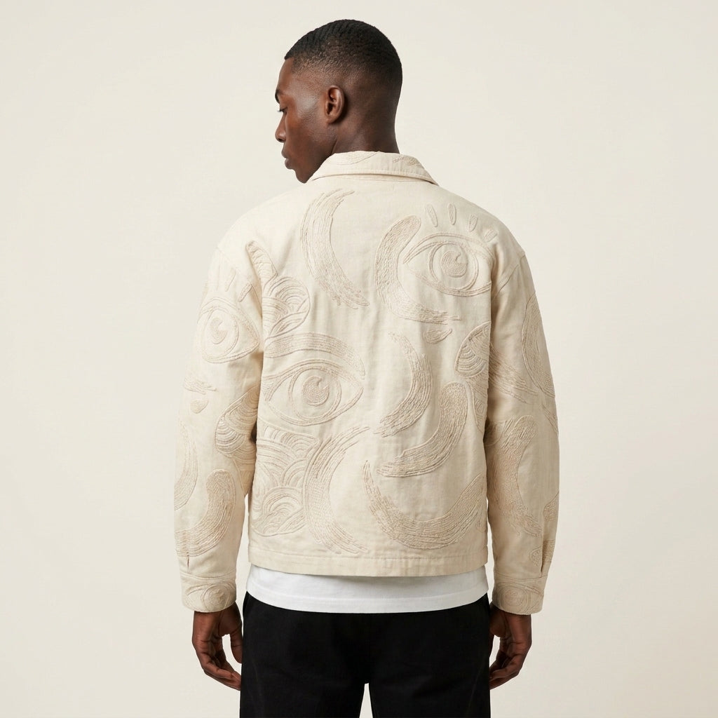Vision Embroidered Canvas Jacket