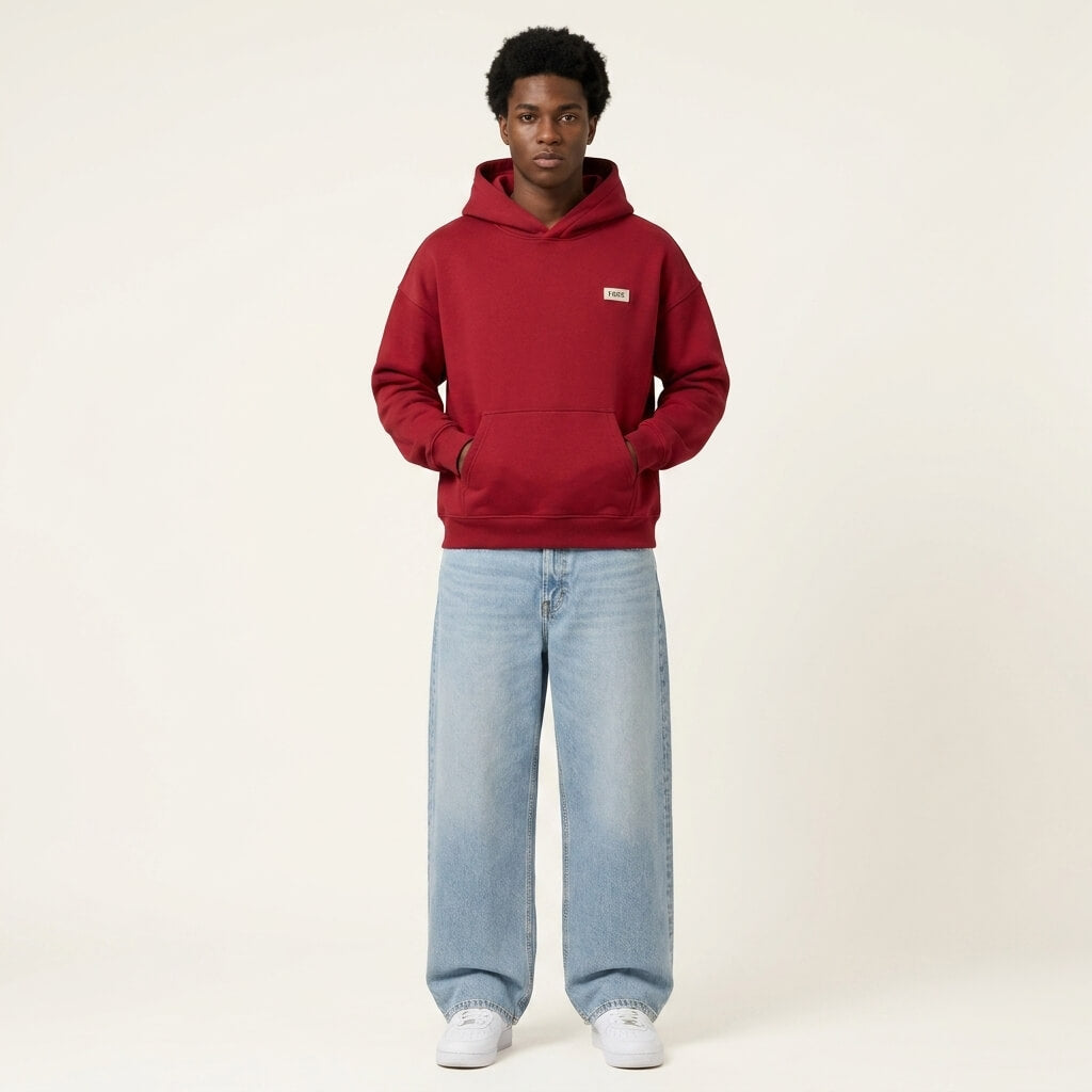 Jean ample à jambes larges