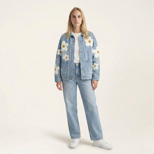 Bloom Patch Denim Jacket