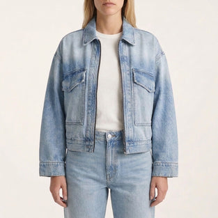 Aero Crop Denim Jacket