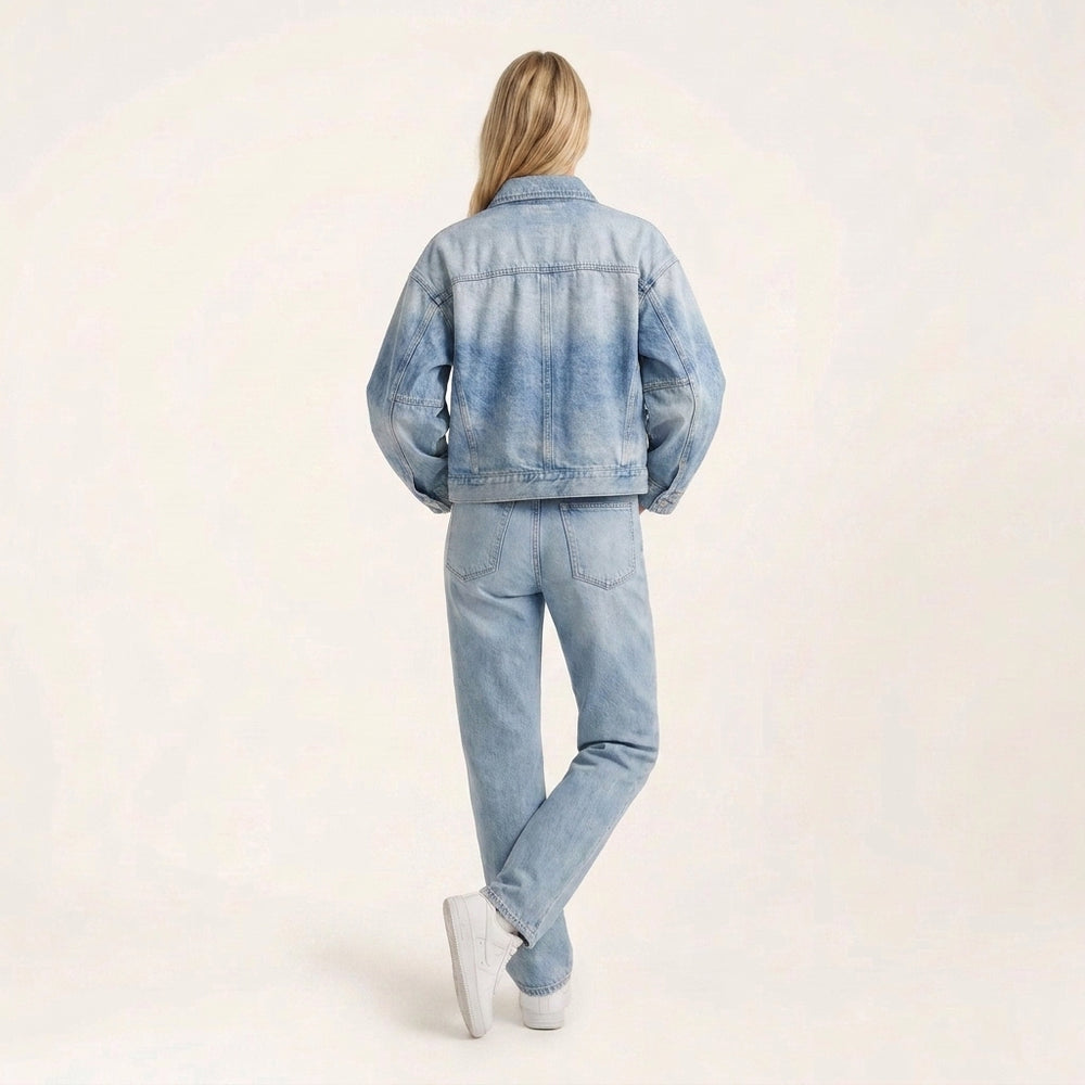 Aero Crop Denim Jacket