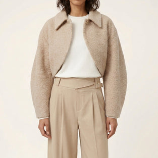 Cropped Sherpa Bolero