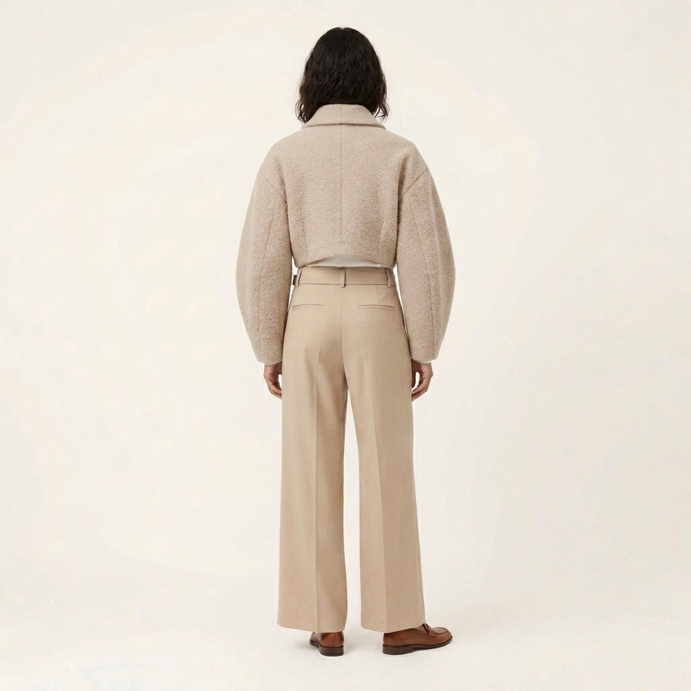 Cropped Sherpa Bolero