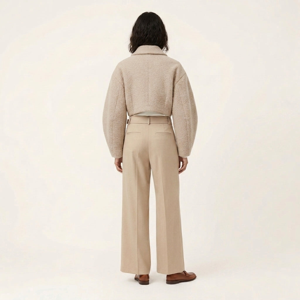 Cropped Sherpa Bolero