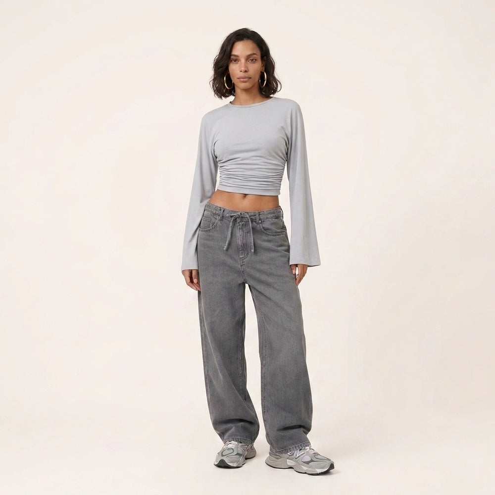 Draped Crop Top