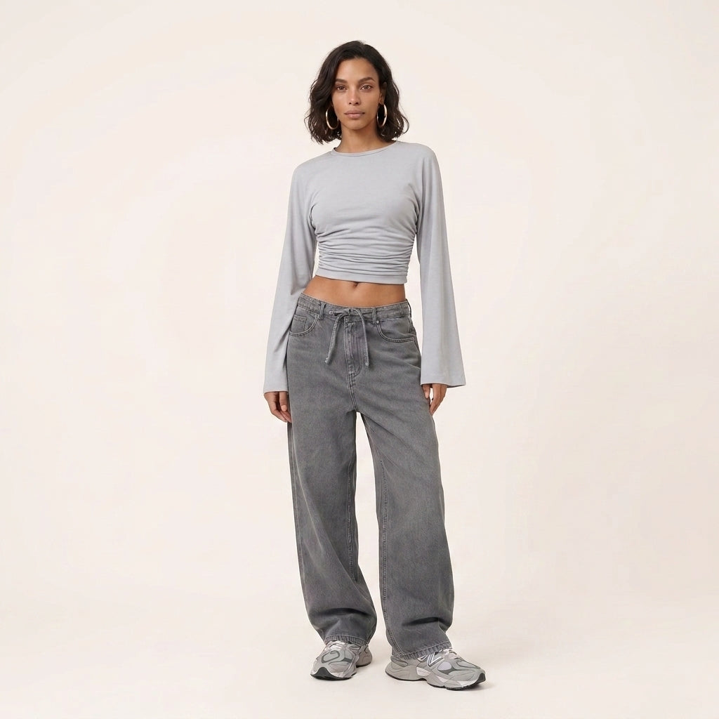 Draped Crop Top