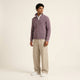 Ribbed Zip Knit Jacket