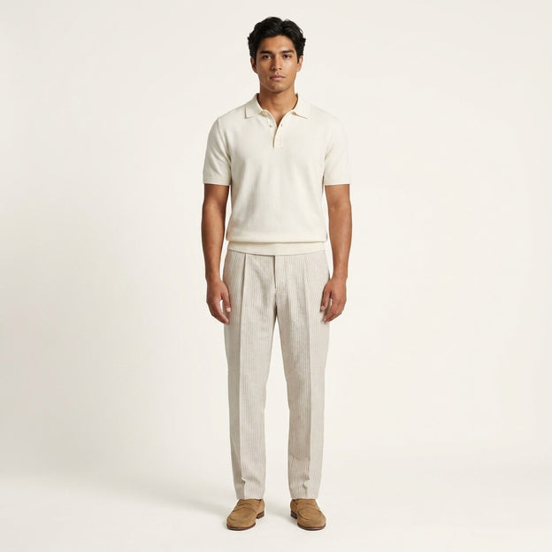 Pinstripe Suit Trousers