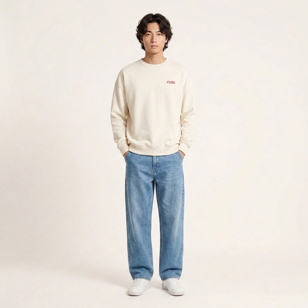 Sweat-shirt oversize graphique