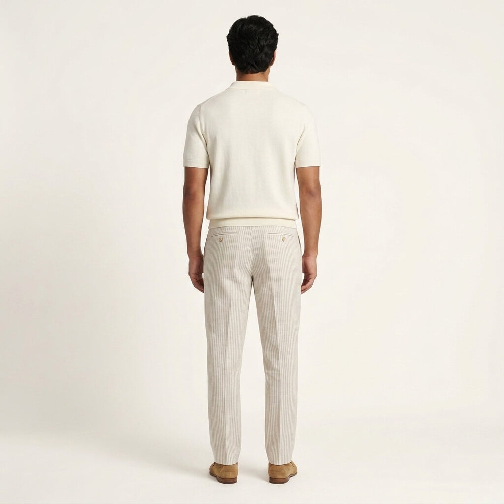 Pinstripe Suit Trousers