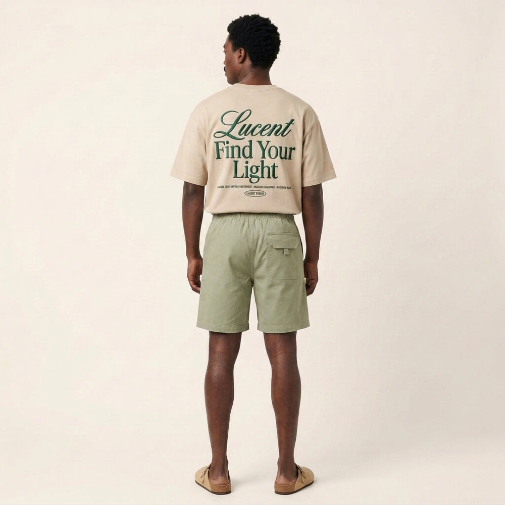 Belted Ripstop Shorts