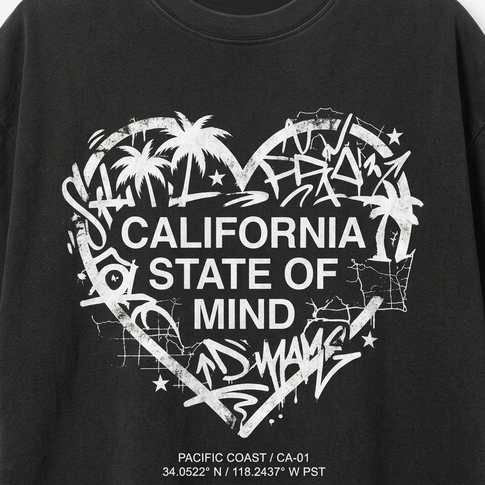 California Oversized Tee