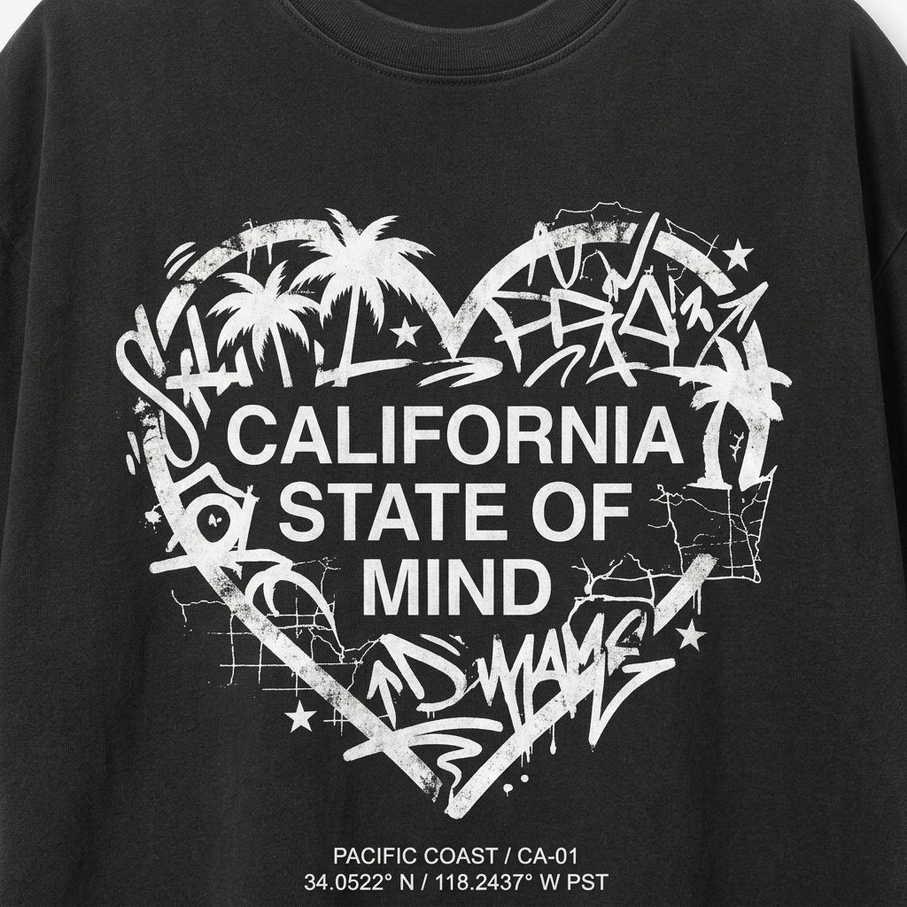 California Oversized Tee
