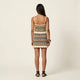 Мини пола от плетиво с шарка Fair Isle