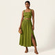 Braided Waist Maxi Skirt