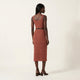 Pointelle Knit Pencil Skirt