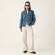 Ribbed Zip Knit Jacket