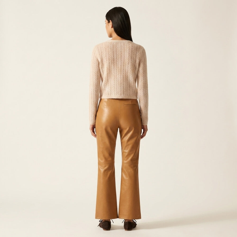 Pointelle Knit Cardigan