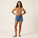 Short en jean taille haute