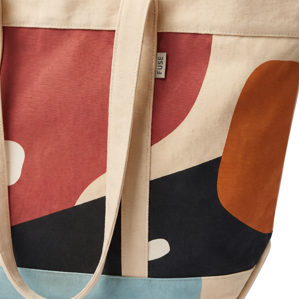 Abstract Canvas Tote