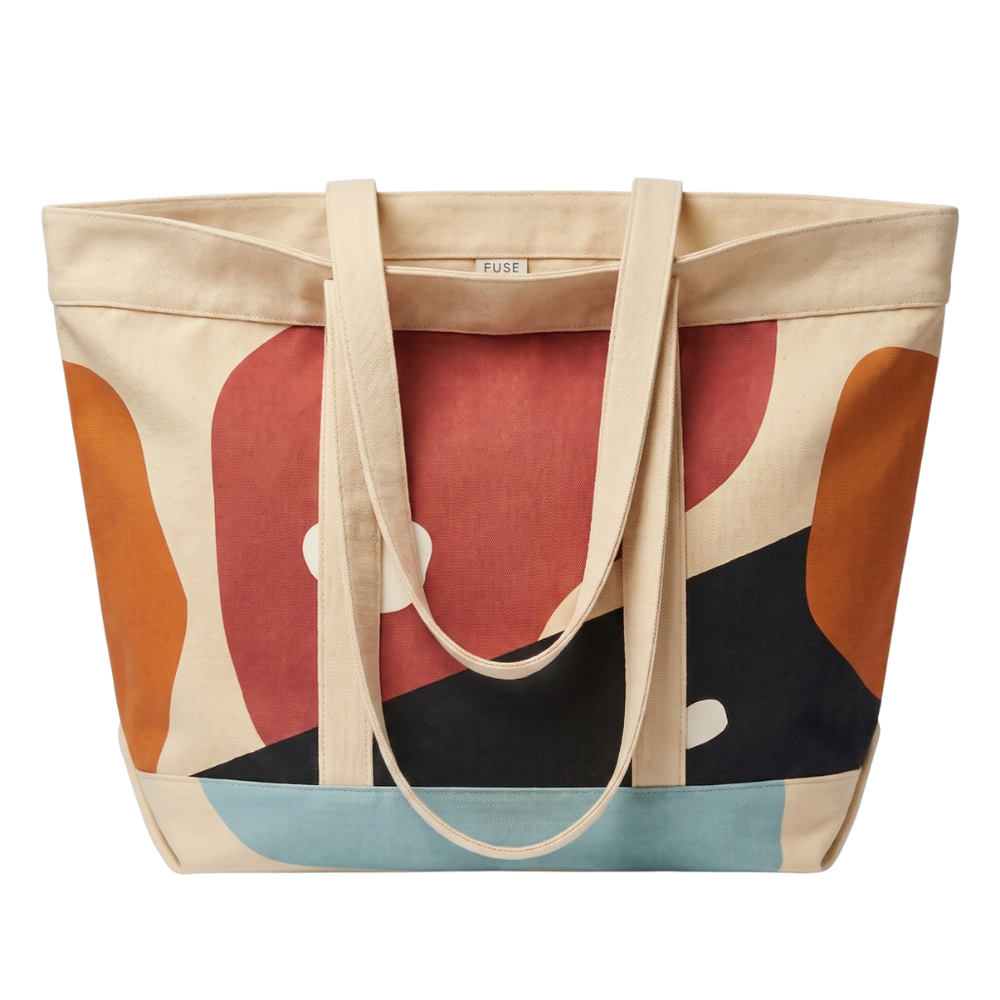 Abstract Canvas Tote
