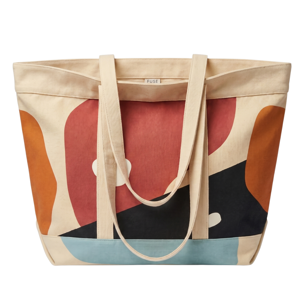 Abstract Canvas Tote