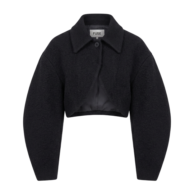 Cropped Sherpa Bolero