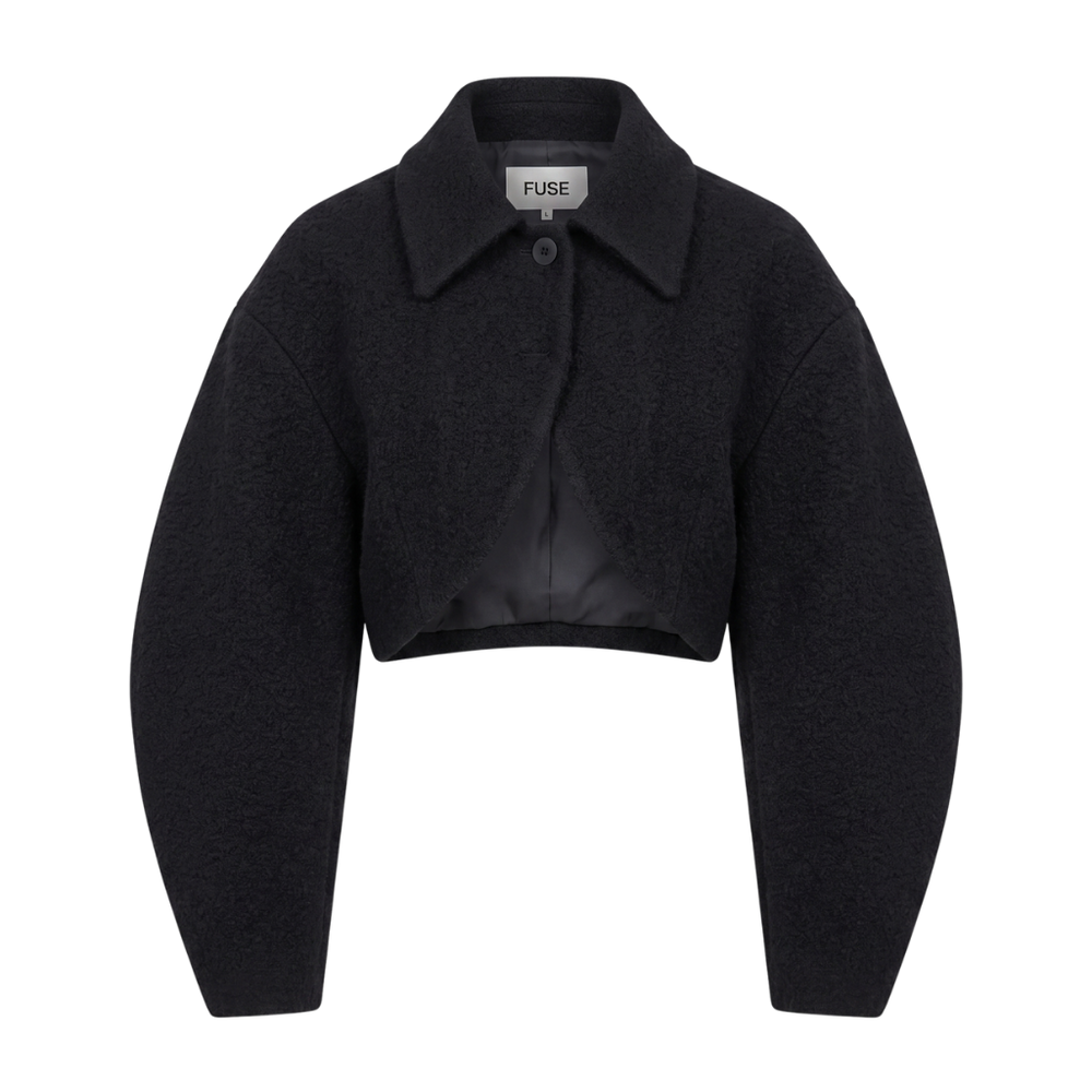 Cropped Sherpa Bolero