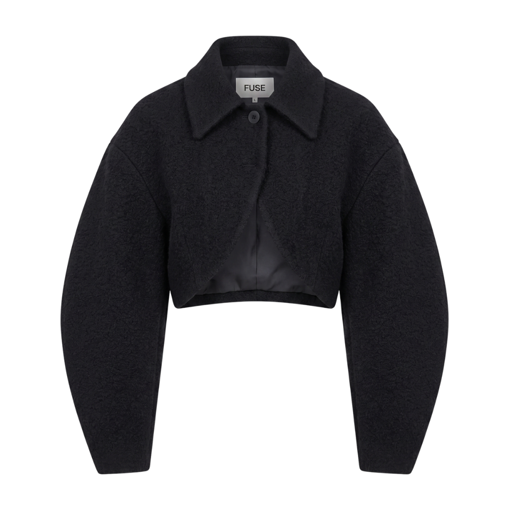 Cropped Sherpa Bolero