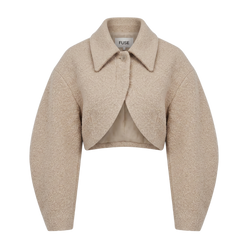 Cropped Sherpa Bolero