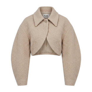 Cropped Sherpa Bolero