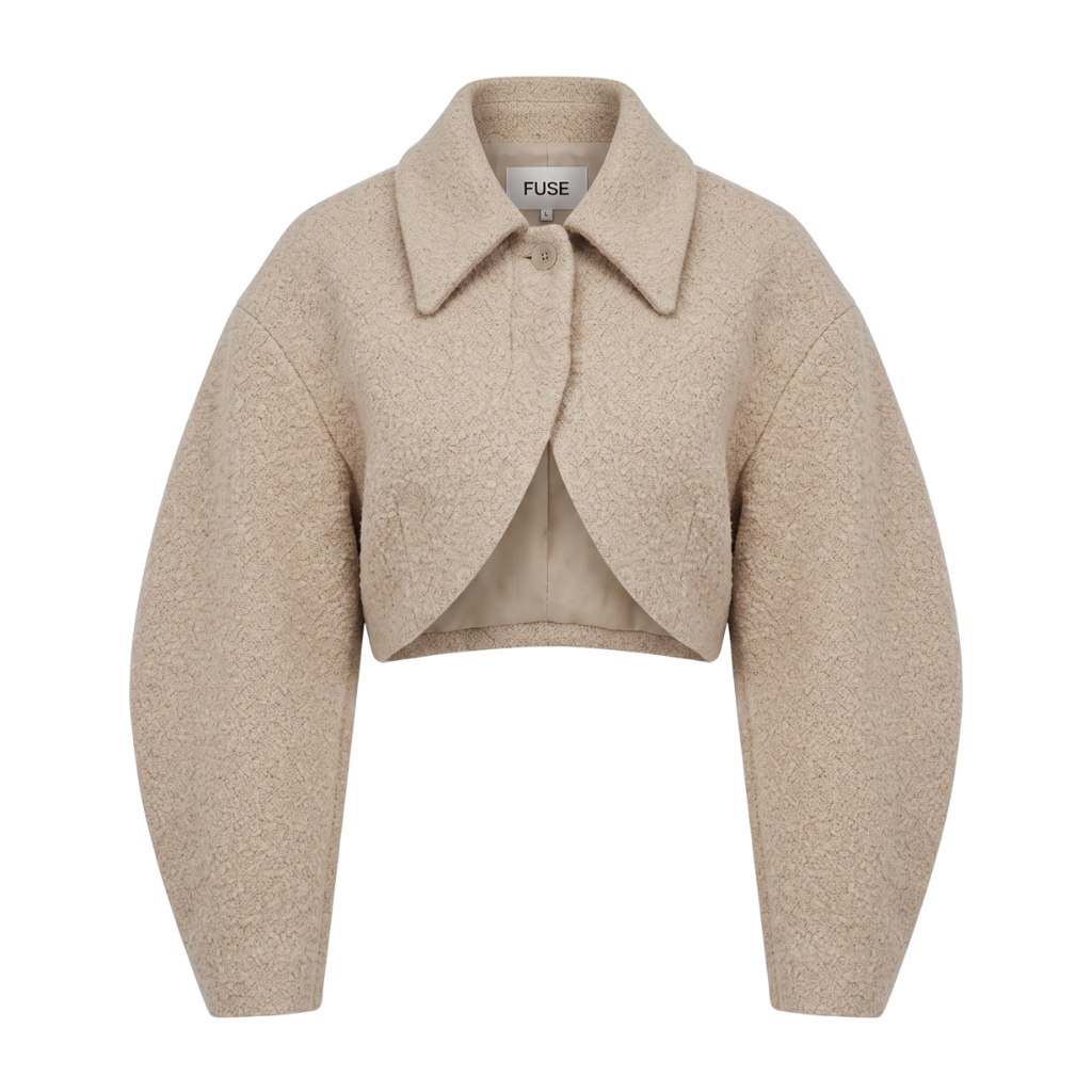 Cropped Sherpa Bolero