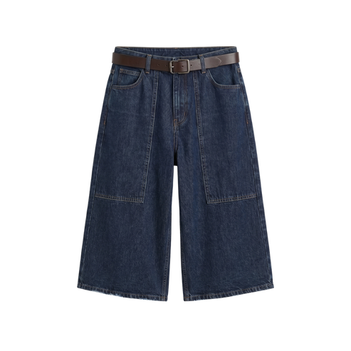 Utility Wide-Leg Shorts