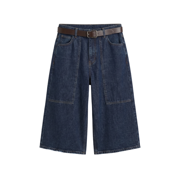 Utility Wide-Leg Shorts