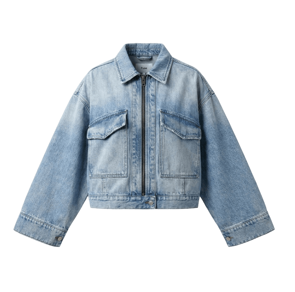 Aero Crop Denim Jacket
