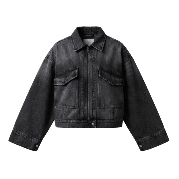 Aero Crop Denim Jacket