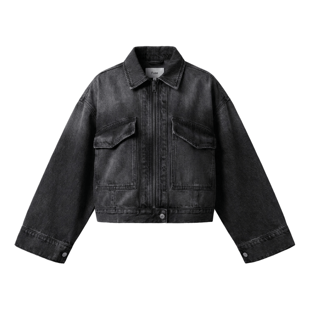 Aero Crop Denim Jacket