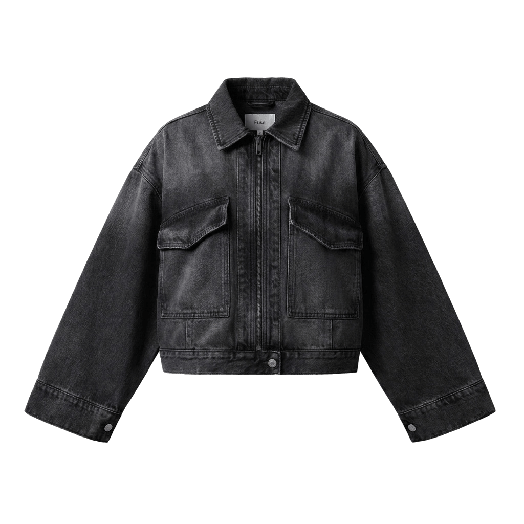 Aero Crop Denim Jacket