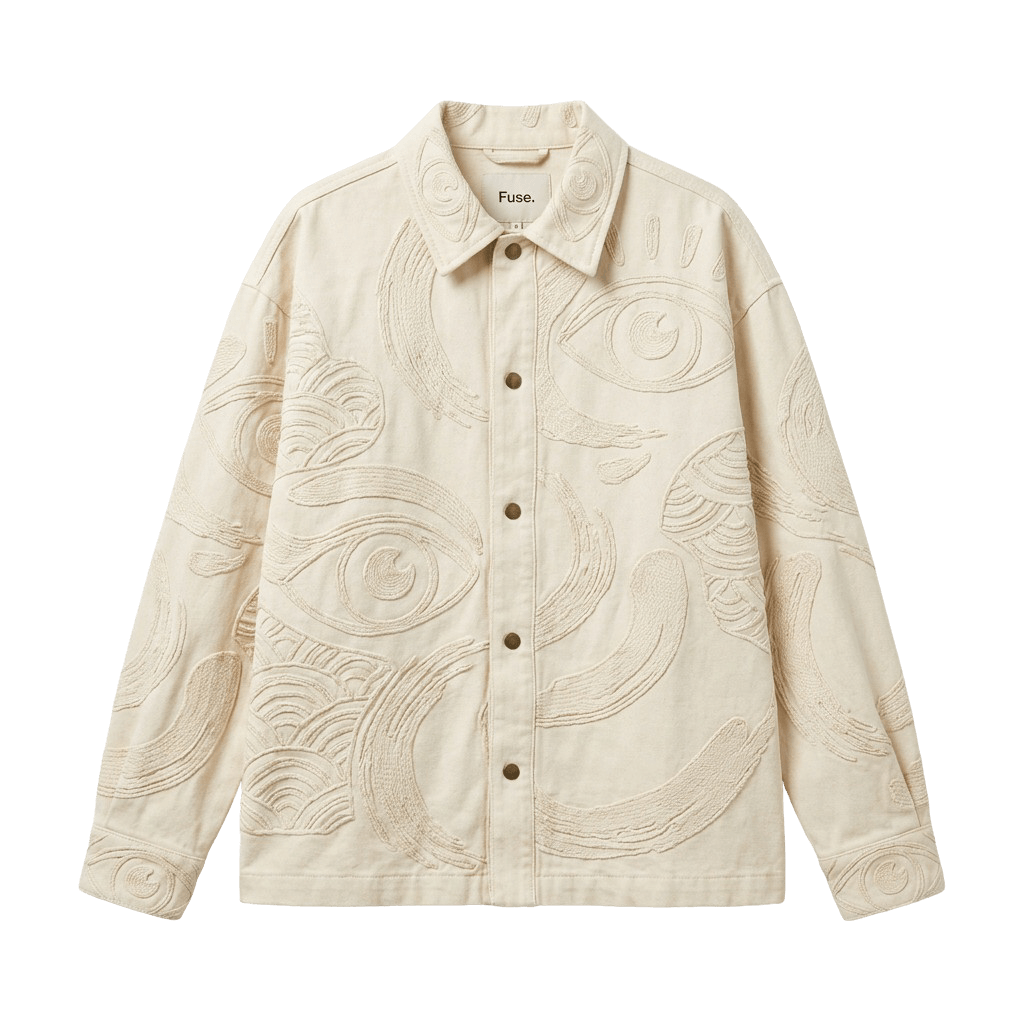 Vision Embroidered Canvas Jacket