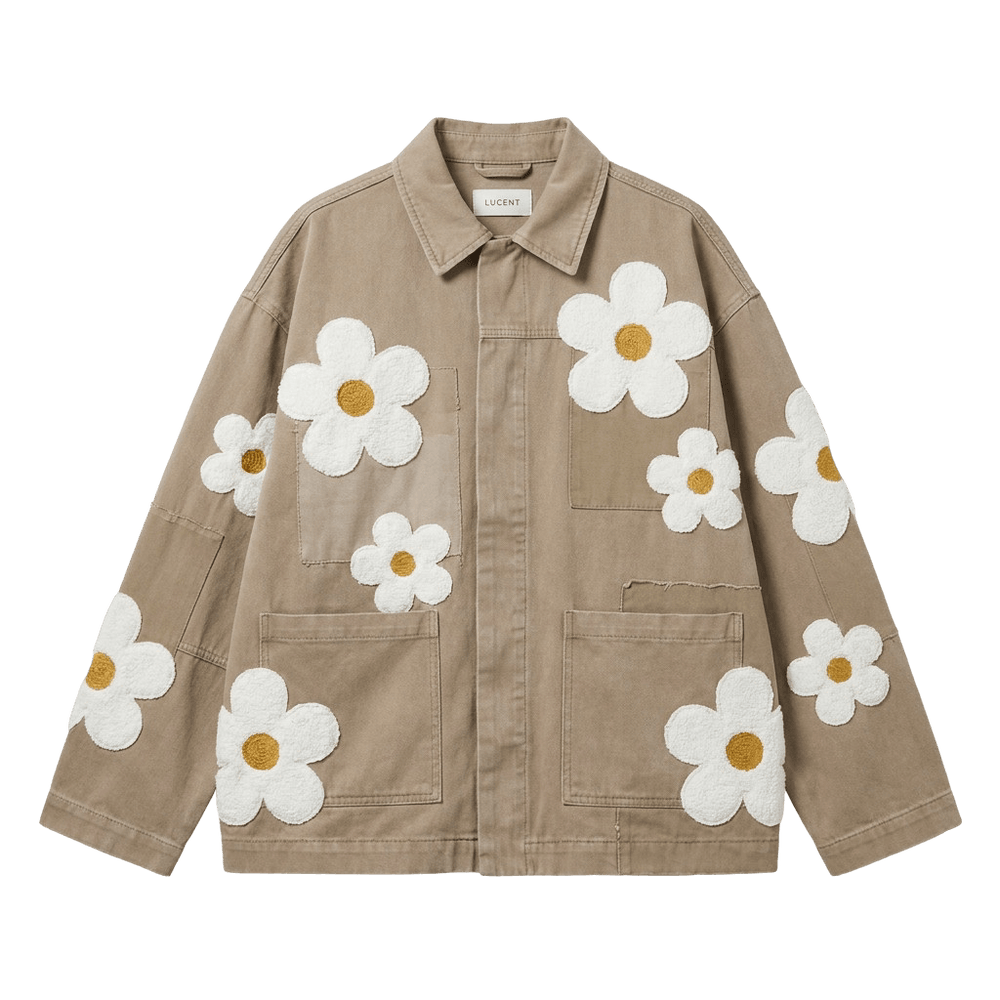 Bloom Patch Denim Jacket