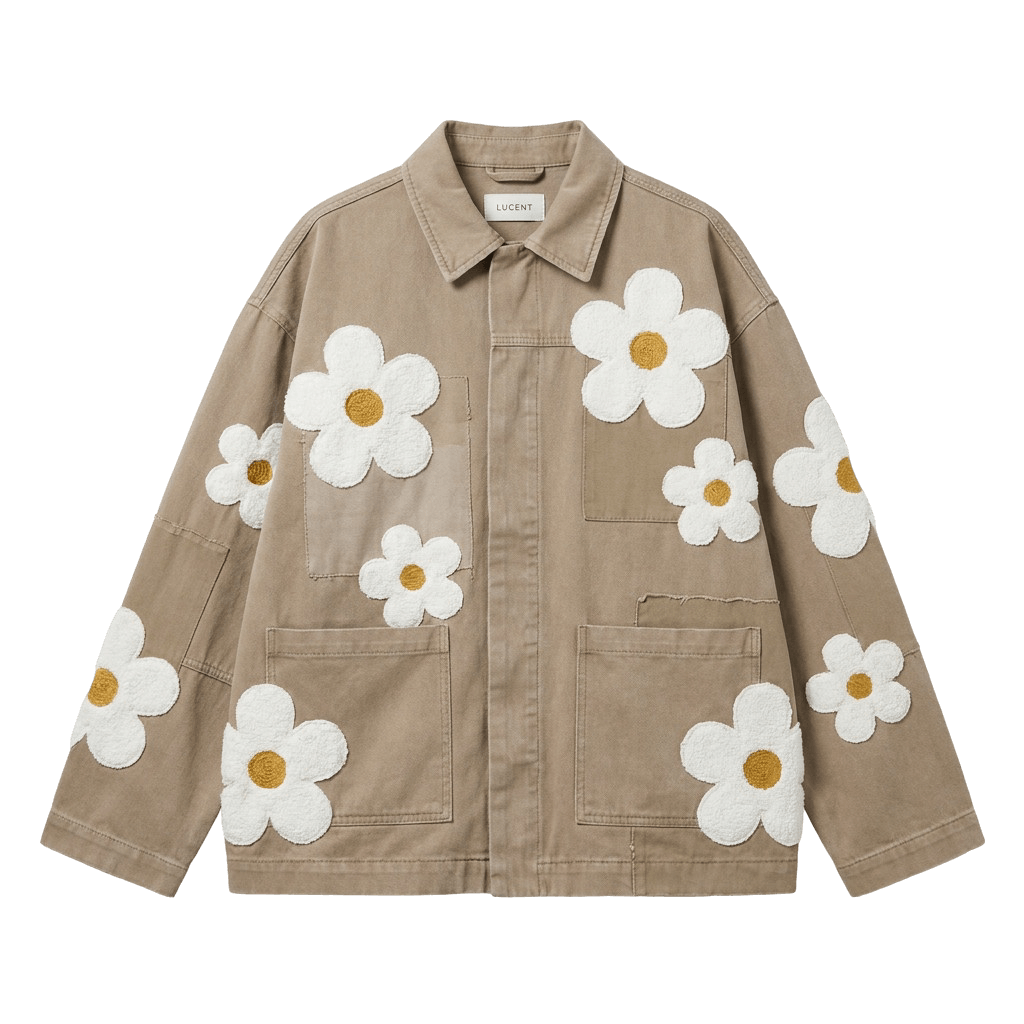 Bloom Patch Denim Jacket