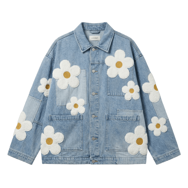 Bloom Patch Denim Jacket
