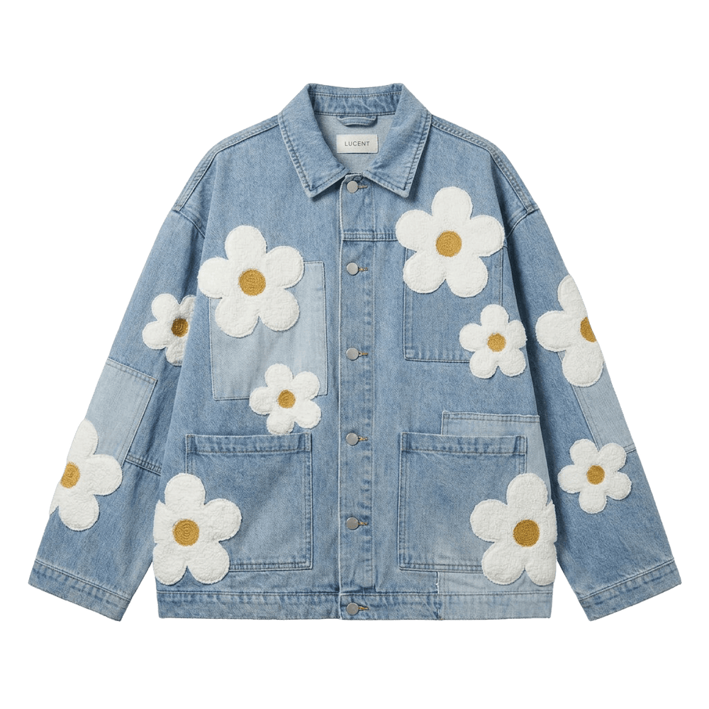 Bloom Patch Denim Jacket