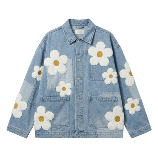 Bloom Patch Denim Jacket