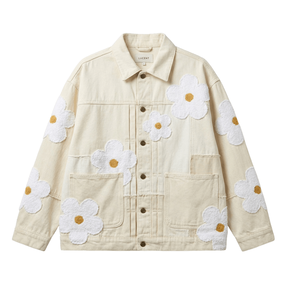 Bloom Patch Denim Jacket