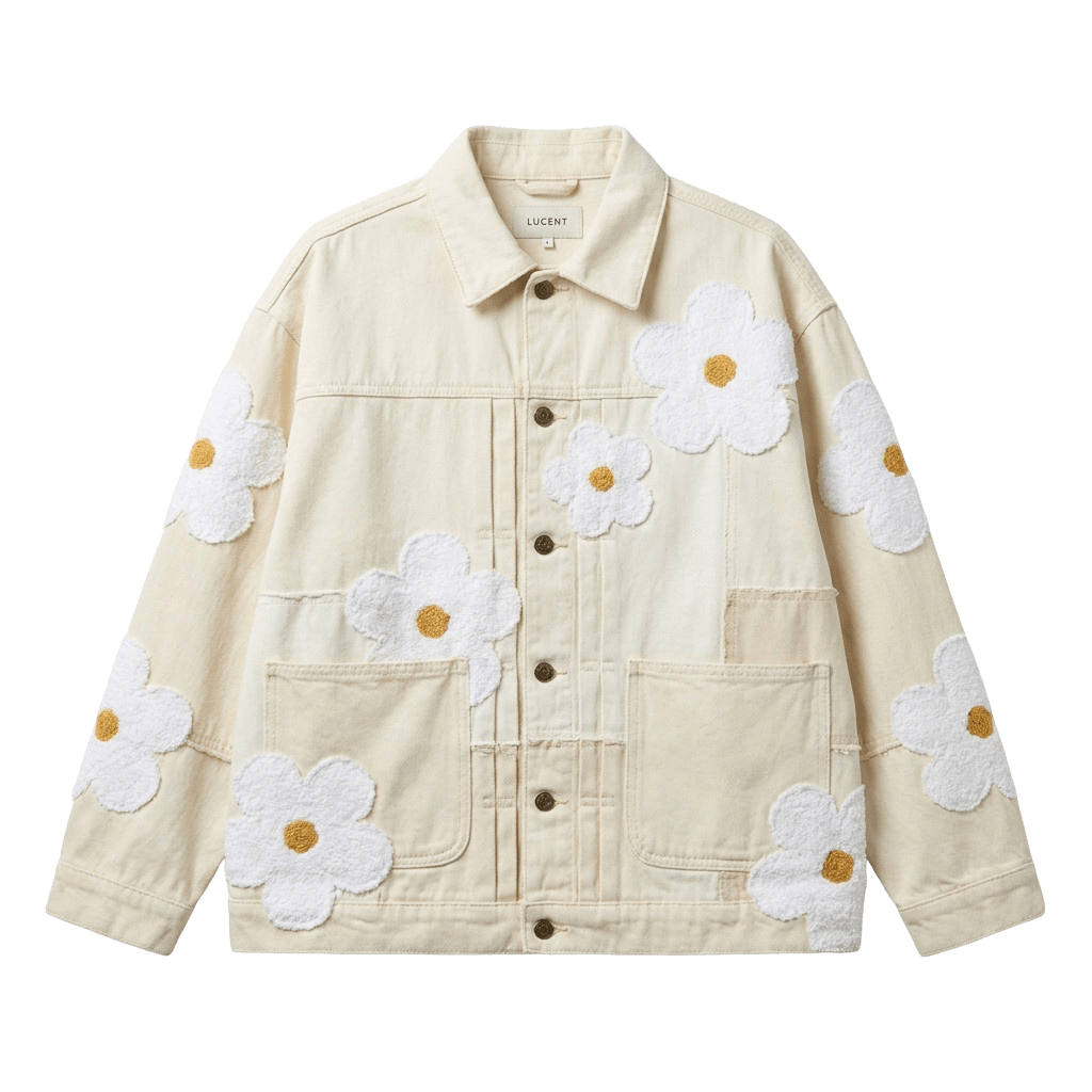 Bloom Patch Denim Jacket