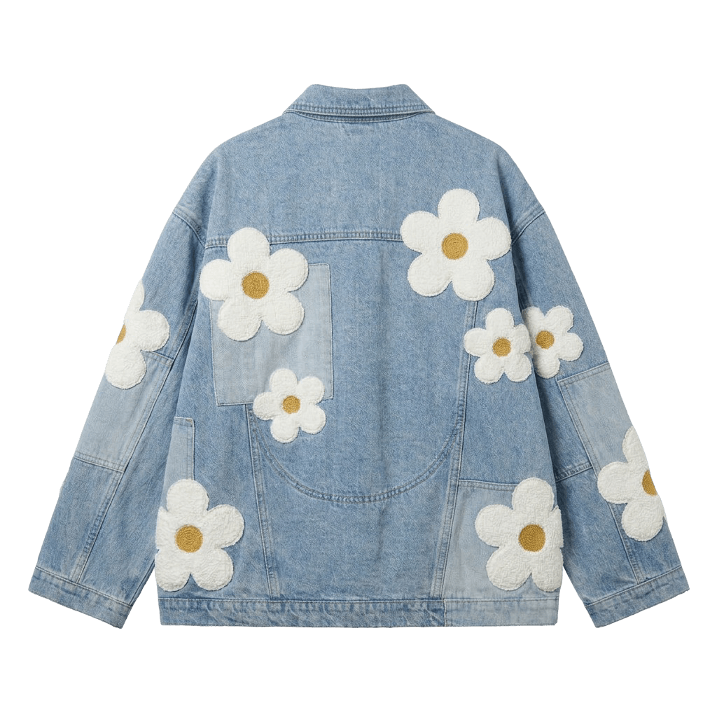 Bloom Patch Denim Jacket